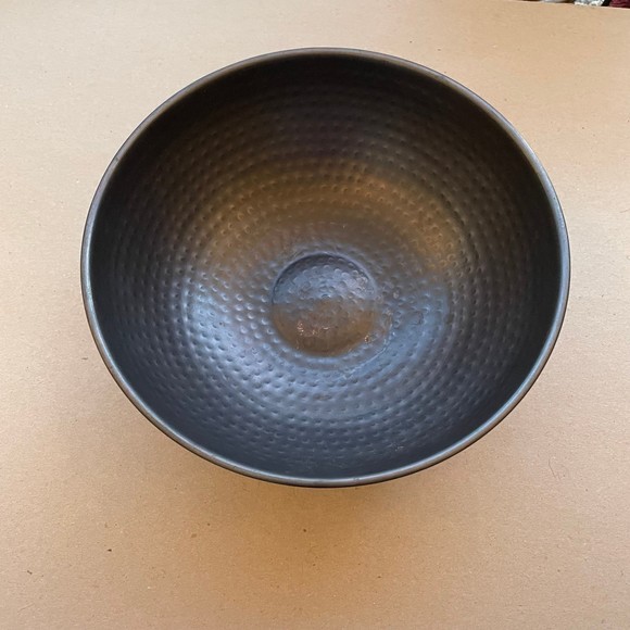 Decorative Hammered Copper Bowl - Picture 5 of 9